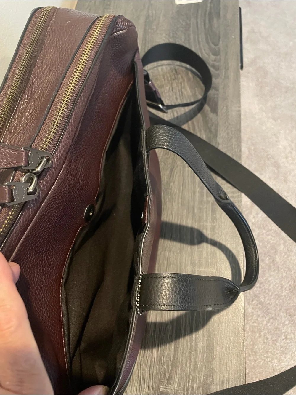 Authentic Coach Leather Workbag / Briefcase